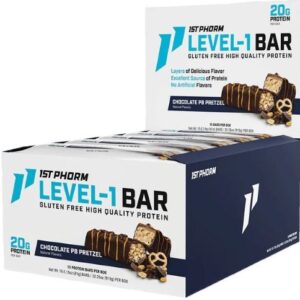1ST PHORM LEVEL 1 BAR - CHOCOLATE PB PRETZEL 15 BARS