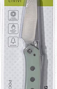 CIVIVI KNIFE VISION FG 3" - NATURAL G10 SATIN CLAM PACK