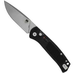 COBRATEC RECON PUSH BUTTON - AUTO 3.12" BLACK G10