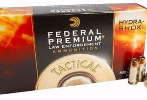 Federal 40 S&W Hydra-Shok Tactical P40HS1G 180 gr JHP 50 rounds