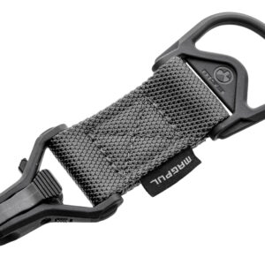 Magpul MAG516-GRY MS1/MS3 Sling Adapter made of Steel with Stealth Gray Melonite Finish, Polymer Hardware, Nylon 1.25" Webbing & Two to One-Point Design for AR-15, M4 & M16