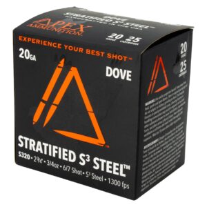 APEX AMMO ED20S-67   20G 2.75   3/4          25/10
