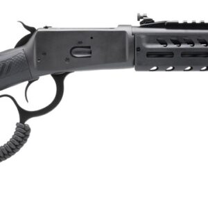 Rossi 920441613-TBRP R92  44 Mag 8+1 16.50" Black Cerakote Alloy Steel Threaded Barrel & Drilled & Tapped Receiver, Black Fixed Wood Stock