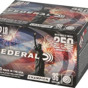 FEDERAL 22LR 36GR HP 1260FPS - 250RD 10BX/CS AMERICA 250TH