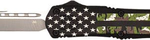 COBRATEC MEDIUM FS3 OTF CAMO - AMERICAN FLAG 3" DROP POINT