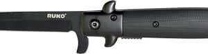 RUKO FOLDER BLACKOUT SPRING - ASSIST 4" G10 CLAMSHELL