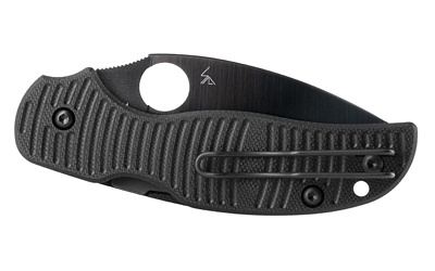 SPYDERCO SAGE 5 SALT 3" BLK PLAIN - Image 2