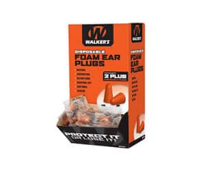 WALKERS FOAM EAR PLUGS 1000PK BOX