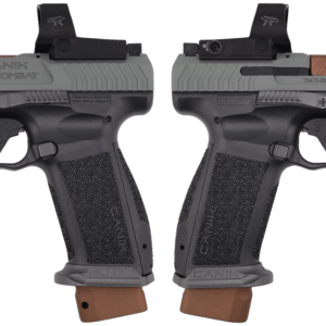 CENTURY CANIK TTI COMBAT SMOKE TWO TONE GREY W/MECANIK OPTIC 9MM PISTOL 4.6" 2-18RD