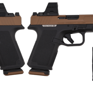RUGER RXM 9MM PISTOL 4" TACPAC BLACK/TAN, OSIGHT OPTIC, DRAGO BAG, 2-15RD MAGS