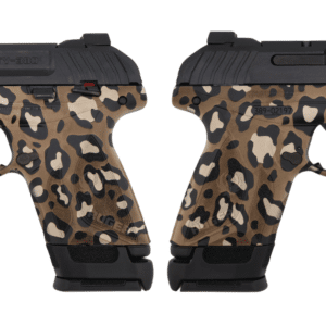 RUGER SECURITY 380ACP LEOPARD PRINT PSTL 3.42" BBL 15+1RD BLK F.O. FRONT SIGHT