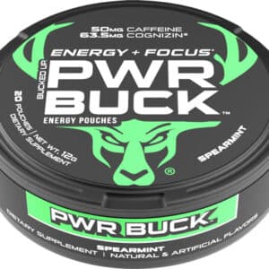 BUCKED UP PWR BUCK ENERGY - POUCHES 5 CAN ROLL SPEARMINT