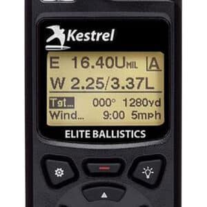 KestrelMeters 0857ABLK 5700 Elite Weather Meter Black AA Link Connectivity Applied Ballistics