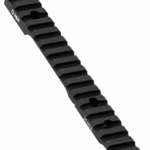 MDT black anodized Picatinny scope rail for Remington 700 short action, 20 MOA