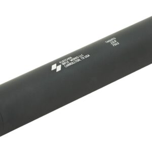 Fletcher Rifle Works TAQUITOBLK Taquito 22LR 1" Black Stainless Steel/Aluminum 1/2"x28