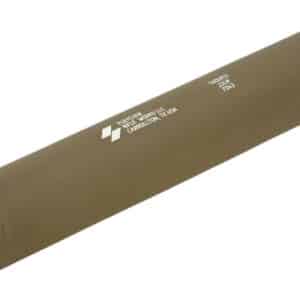 Fletcher Rifle Works TAQUITOTAN Taquito 22LR 1" Tan Stainless Steel/Aluminum 1/2"x28