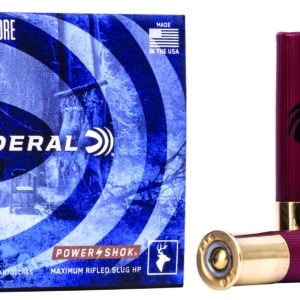 Federal F412RS Power-Shok Shotshell 410Gauge 2.50" 1/4oz RifledSlug Shot 5 Per Box/50 Case