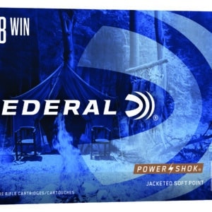 Federal 308B Power-Shok  308Win 180gr Jacketed Soft Point 20 Per Box/10 Case