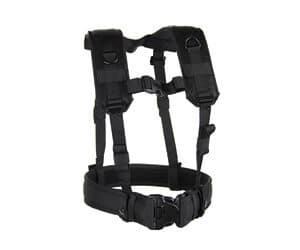 BH LOADBEARING SUSPENDERS/HRNS BLK