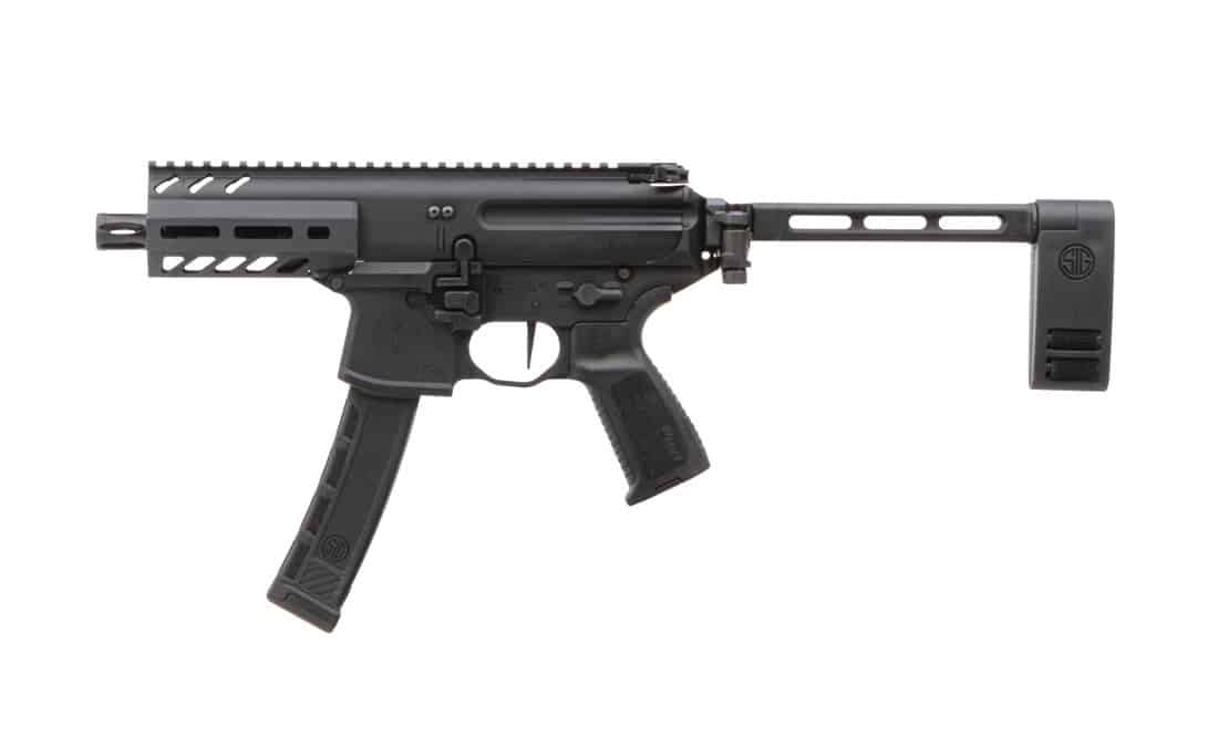 SIG SAUER MPX SBR 9MM 4.5" MLOK, FOLDING STOCK 1-35RD MAG