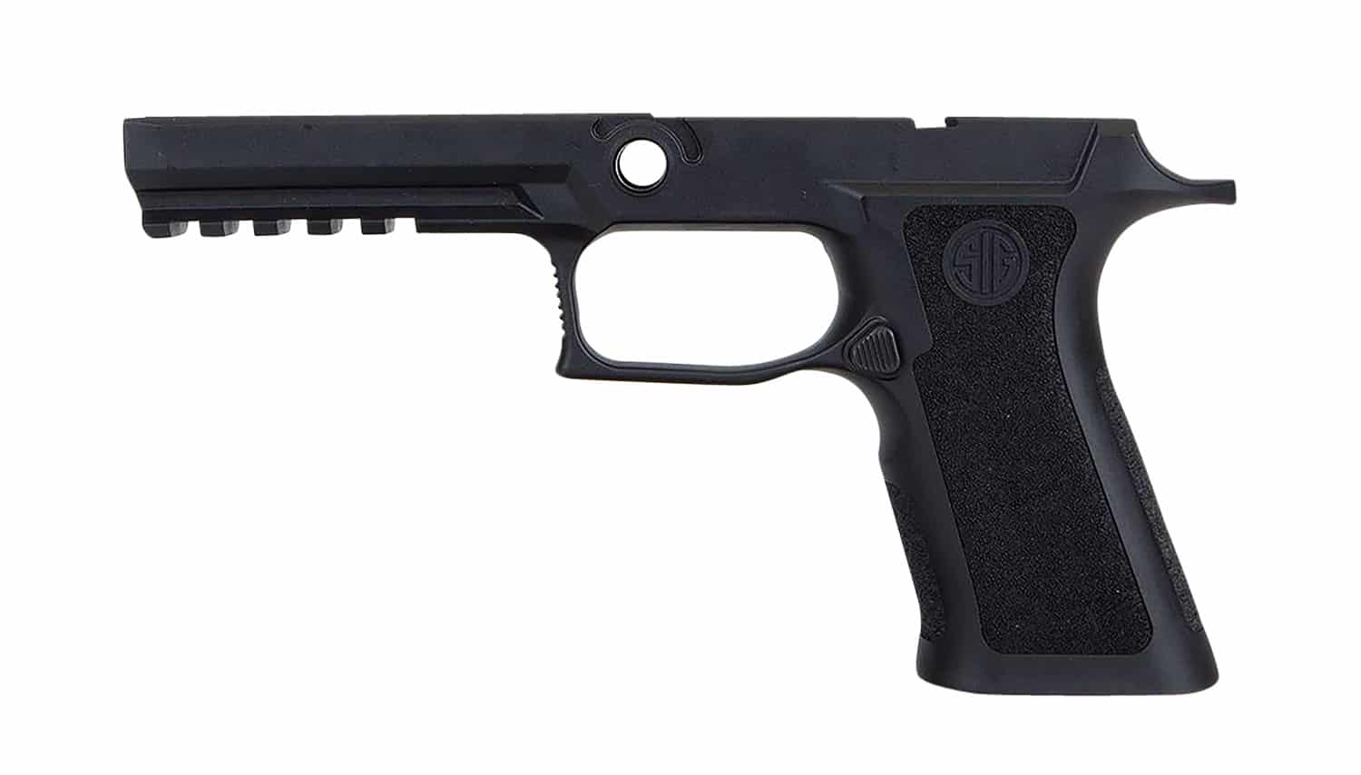 Sig Sauer GRIPMODXF943SMBLK P320 Grip Module X-Series (Small Size Module), 9mm Luger/40 S&W/357 Sig, Black Polymer, Fits Full Size Sig P320 (4.70")