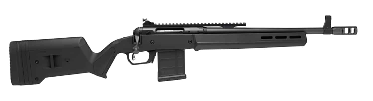 Savage Arms 58178 110 Scout Full Size 450 Bushmaster 5+1 16.50" Matte Black Threaded Barrel, Picatinny Rail Carbon Steel Receiver, Black Magpul Hunter Synthetic Stock,