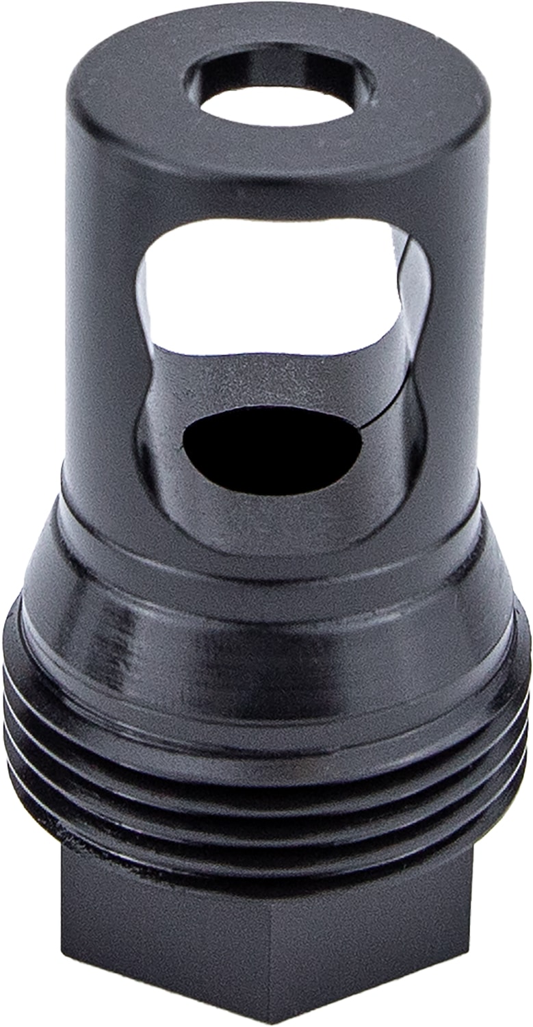 Kgm Suppressors A-TMB50-S-1 R50T Taper Muzzle Brake Black Nitride Steel 1x14 Threads