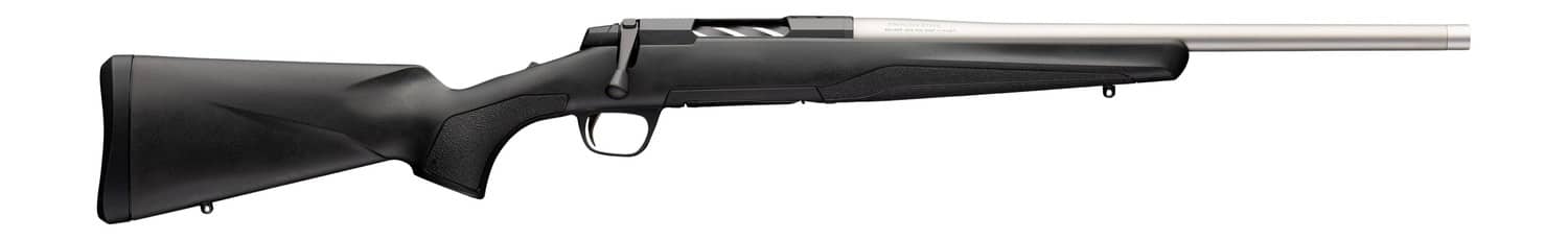 Browning 036116297 X-Bolt 2 Special LR SPR Full Size 300 PRC 3+1 22" Matte Stainless Steel Threaded Barrel, Matte Stainless Steel Drilled & Tapped Receiver, Black Adj Comb & LOP Synthetic Stock, Right