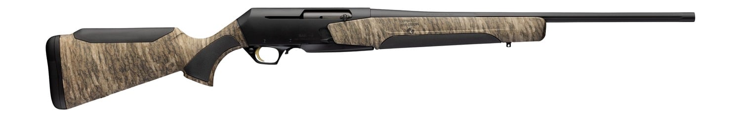 Browning 039029218 BAR MK4 Hunter Full Size 308 Win 4+1 22" Matte Blued Steel Barrel & Aluminum Alloy Drilled & Tapped Receiver, Mossy Oak Bottomland Adj Shim Synthetic Stock
