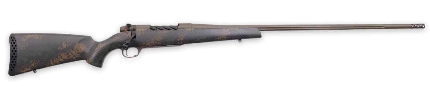 Weatherby MBC20N25RWR6B Mark V Backcountry 2.0 25 WBY RPM 4+1 24" +2" Patriot Brown Cerakote Steel Fluted Threaded Barrel, Drilled & Tapped Receiver, Black w/Brown Accents Fixed Peak 44 Blacktooth Car