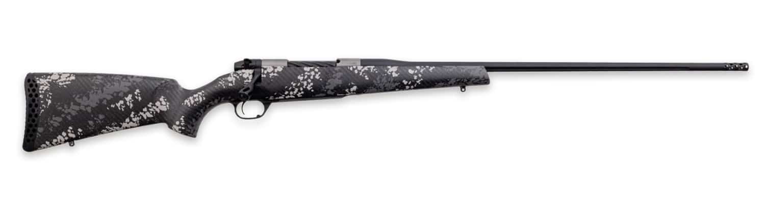 Weatherby MBT20N338WR6B Mark V Backcountry 2.0 Ti Full Size 338 WBY RPM 4+1 24" + 2" Graphite Black Cerakote Fluted Threaded Barrel, Titanium Drilled & Tapped Receiver, Fixed Peak 44 Blacktooth Carbon