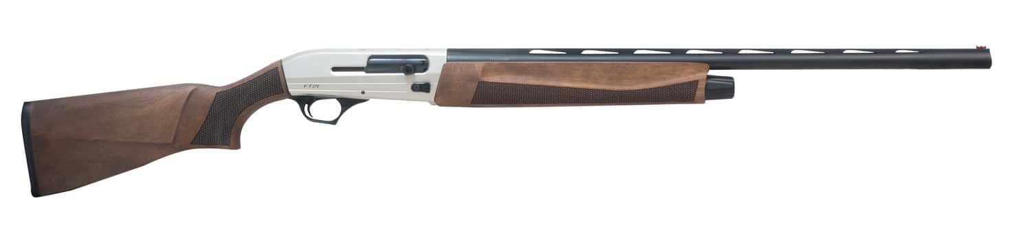 Pointer REXFT21W12 Field Tek FT21 Semi-Auto 3" 5+1 28" Black Vent Rib Barrel, Silver Aluminum Receiver, Fixed Turkish Walnut Stock