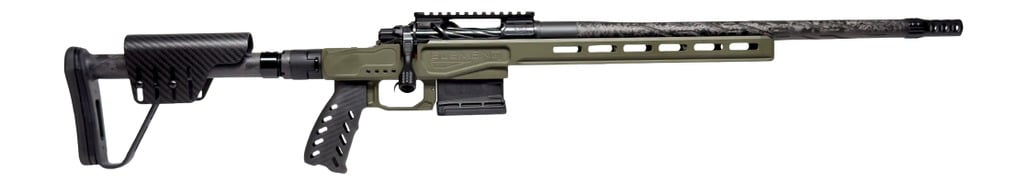 Horizon Firearms HRF-VED-7PRC-20R Venatic DM 7mm PRC 20" SOCOM Black Proof Research CF Threaded Barrel, SOCOM Black Receiver w/Picatinny Rail, ARCA Rail, OD Green Cerakote XLR Element 4.0 Stock, Right