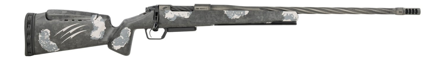 Fierce Firearms RIVSSN25CM24 Rival NRL Hunter NRL Edition 25 Creedmoor 24" Black Cerakote Stainless Steel Spiral Fluted Barrel & Drilled & Tapped Receiver, Arca Rail Forend, Carbon Matrix Push Button