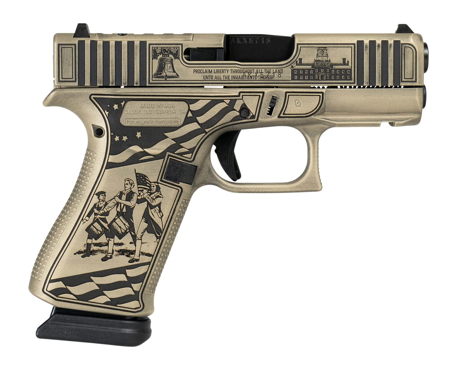 Glock UX4350204NR15ORSPT76 G43X 9mm Luger 15+1 3.41" Steel Serrated Slide Ambidextrous