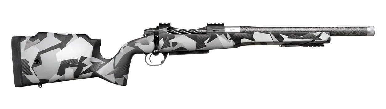 Proof Research 153994 Elevation FDX MTR 6.5 Creedmoor 18" Carbon Fiber Threaded Barrel, Splinter Camo Carbon Fiber Stock, Right Hand