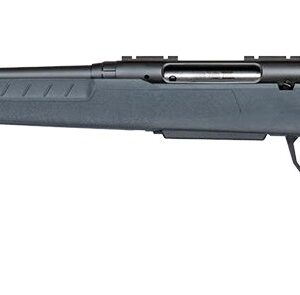 Savage Arms 33152 Axis 2 7mm-08 Rem 4+1 20" Matte Black Carbon Steel Threaded Barrel, Drilled & Tapped Receiver, Gray Fixed w/Pistol Grip Synthetic Stock, Left Hand