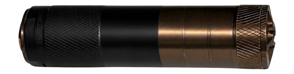 Tmp Suppressors W556DBH Wylde 5.56-D Hybrid 5.56/223 Black/Heat Treated Stainless Steel/Titanium 1/2"x28