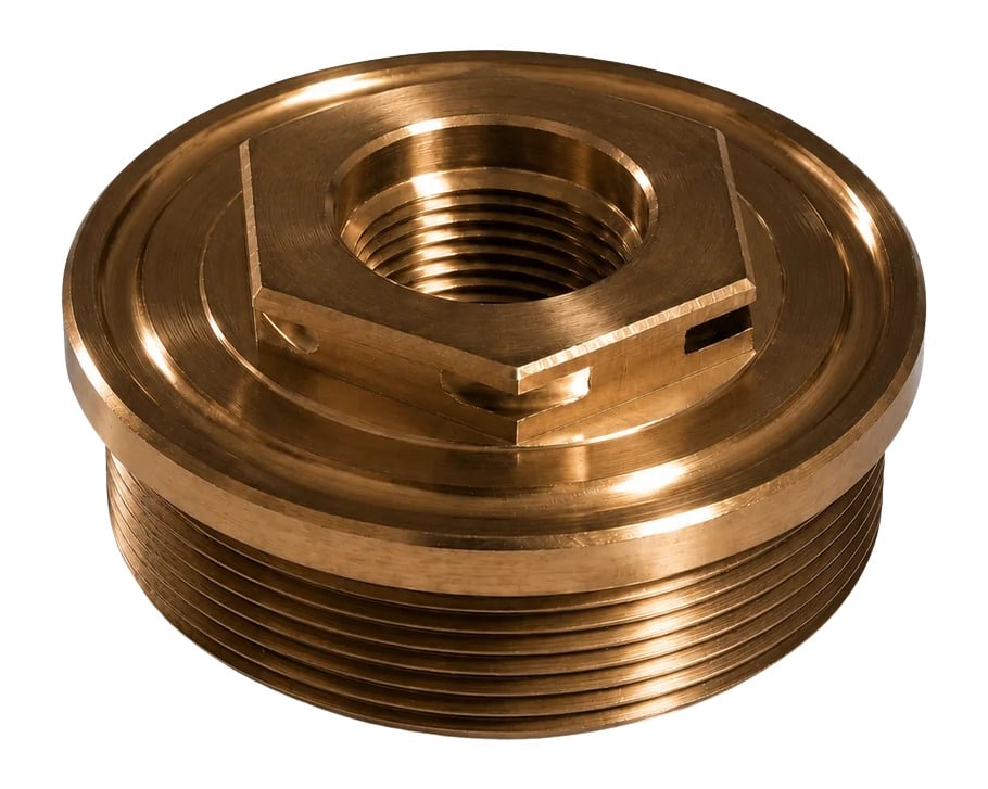 TMP HUB28 DIRECT THREAD HUB 1/2 X 28 TI/HT