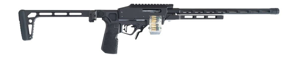 TandemKross FA41N0603BBB1 ADX Race Sports South Exclusive 22 LR 10+1 16.50" Black QPQ Threaded Barrel, Black Anodized Aluminum Receiver w/Picatinny Rail, Black TK Folding Aluminum Stock, Polymer Grip,