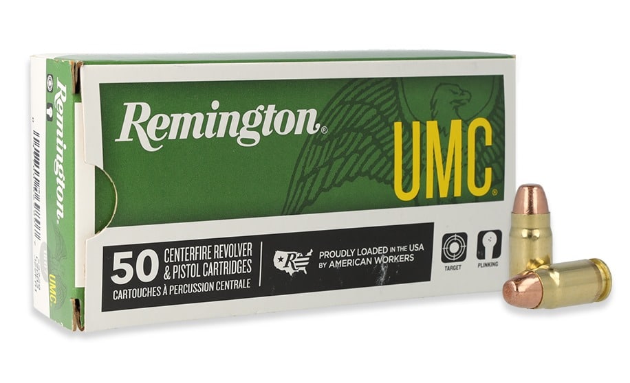 Remington Ammunition 23734 UMC 357Sig 125gr Full Metal Jacket 50 Per Box/10 Case
