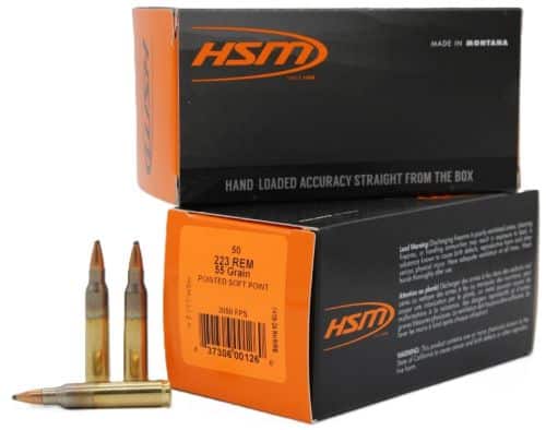 HSM 223 REM 55GR PSP - 50RD 10BX/CS