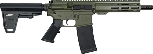 GLFA AR15 PISTOL 300 AAC 7.5" - W/ BRACE NITRIDE BBL OD GREEN