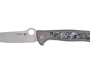SPYDERCO SLYM STONEWASH TI 3.42" GRY