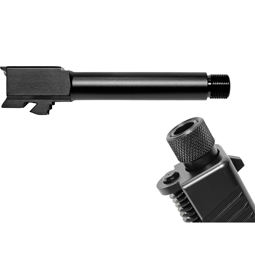 Combat Armory Glock 19 Gen 1-5 Threaded Handgun Barrel Black