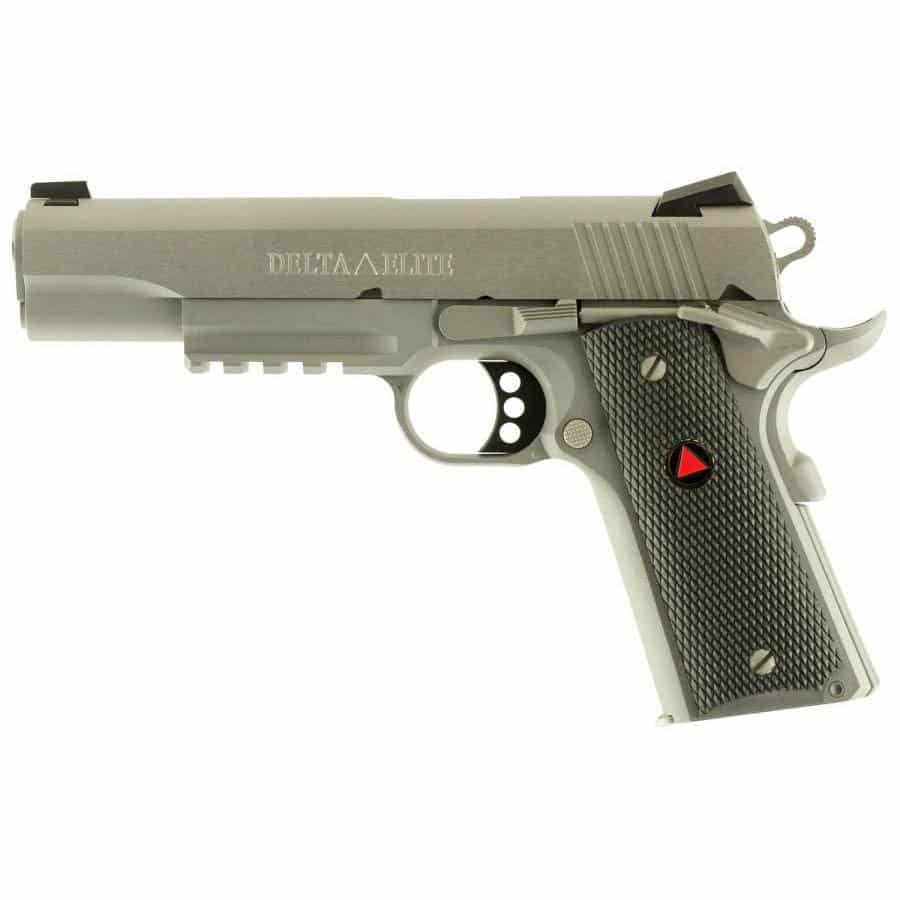 Colt Delta Elite Rail Handgun 10mm Auto 8rd Magazine 5" Barrel Stainless Finish