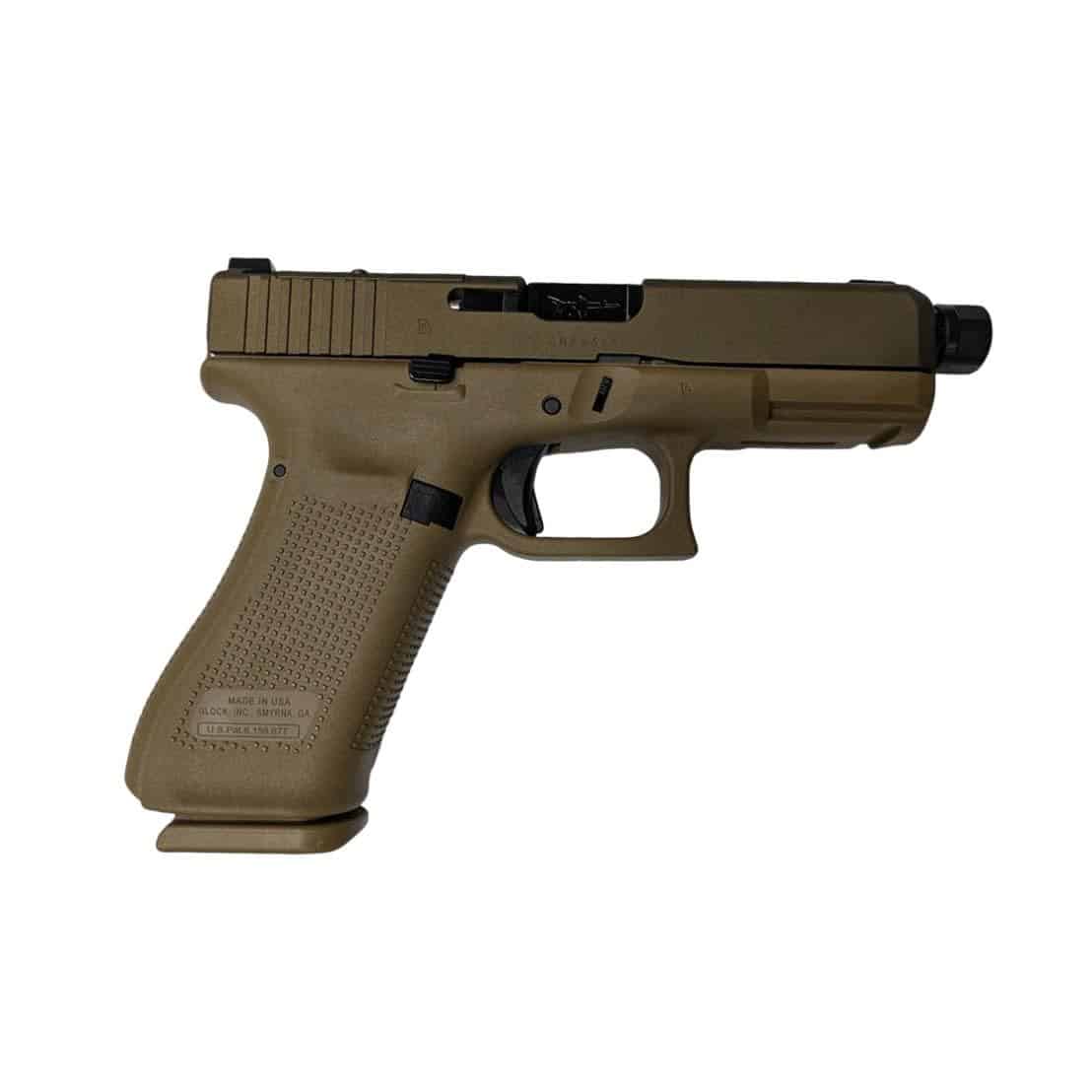 Glock V-Series Model 19x Handgun 9mm Luger 17rd Magazines (3) 4.5" Black Threaded Barrel Optic Cut FDE USA