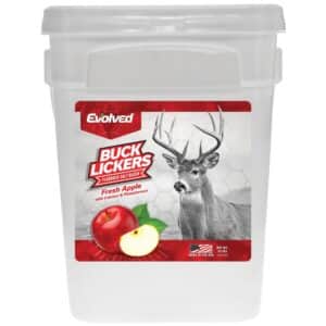 Evolved Buck Lickers Attractant Apple 30lb Bucket