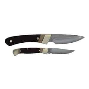 Old Timer Fixed and Folder Knife Combo 2/ct