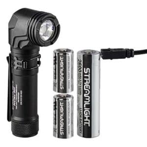Streamlight Protac 90 X USB/Protac 90 X Black with Two CR123A Lithium Batteries and Holster 1000 Lumens